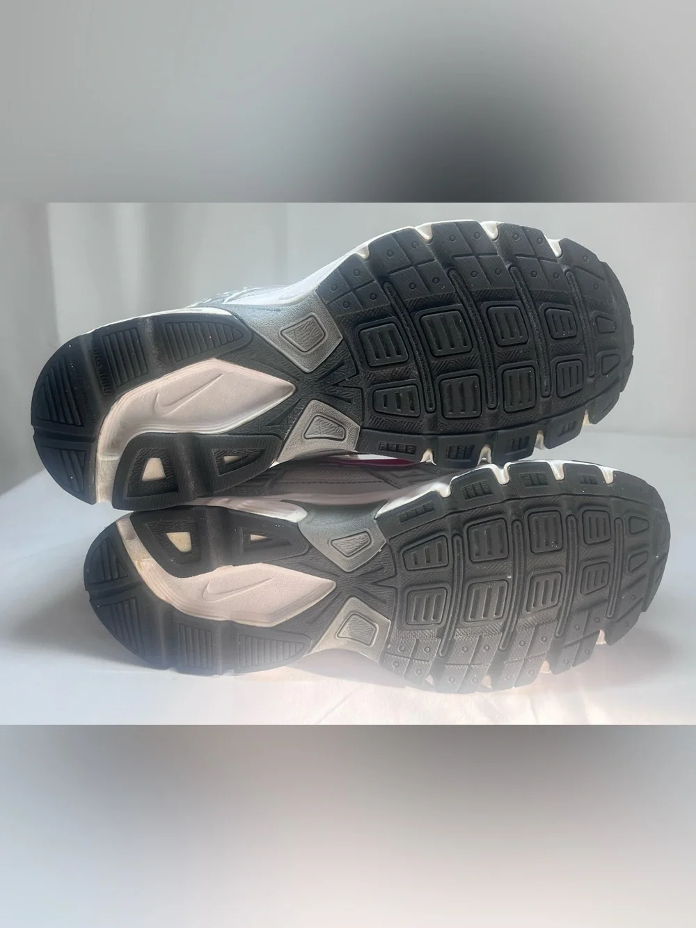 Nike Initiator Silver and Pink Athletic Sneakers